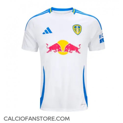 Maglia Calcio Leeds United Prima Divisa 2024-25 Manica Corta